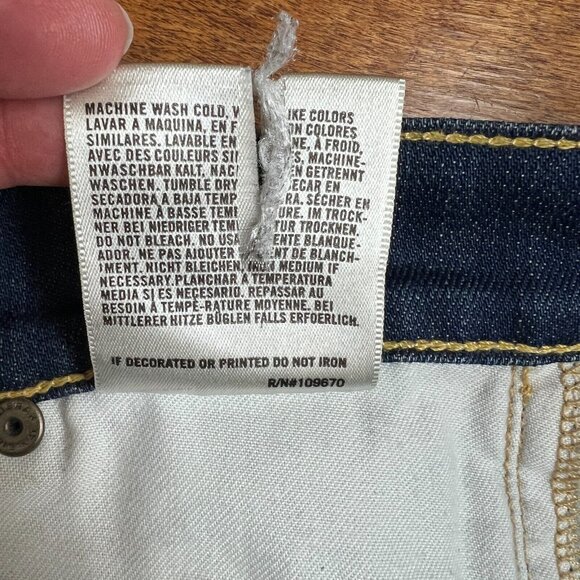 Citizens Of Humanity Jeans Womens 28 Blue High Rise Wide Leg Dark Wash Stretch - Picture 16 of 16